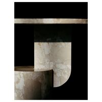 Insert Side Table Stone/ Sand