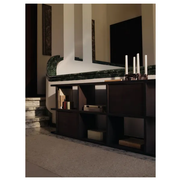 Kona Bookcase Dark Stained Oak