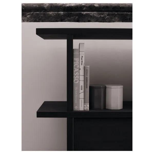 Kona Bookcase Dark Stained Oak