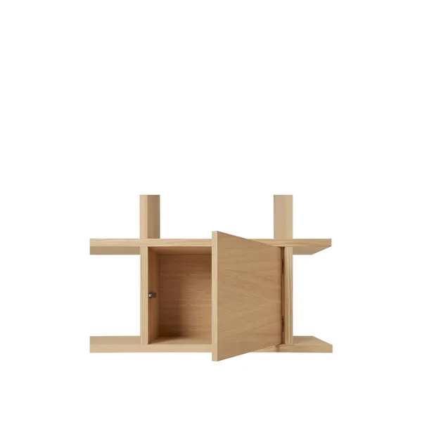 Kona Kastmodule voor Planken, Naturel Eikenhout