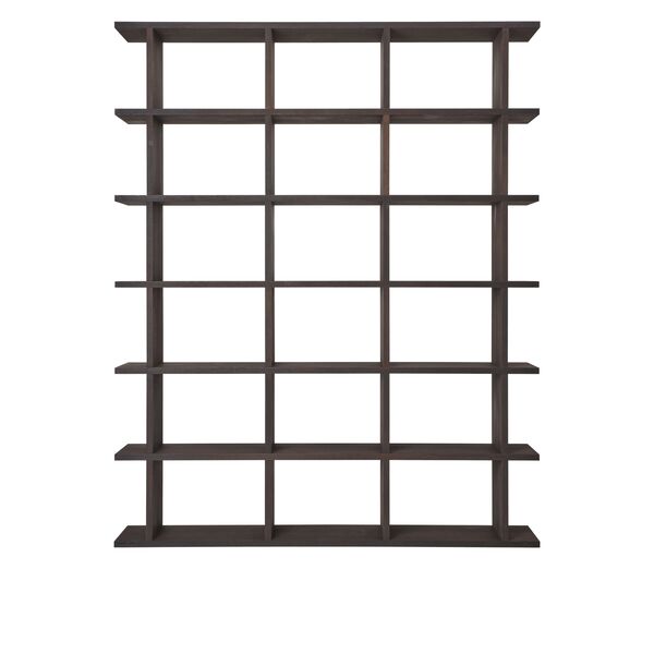 Librería Kona de de 3 x 6 pulgadas, roble teñido oscuro