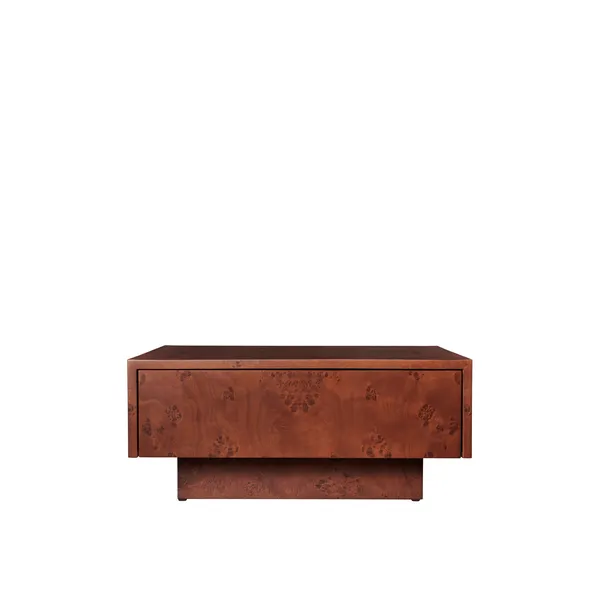 Burl Storage Couchtisch, Dunkel Gebeiztes Wurzelholz