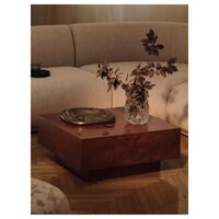 Burl Storage Couchtisch, Dunkel Gebeiztes Wurzelholz