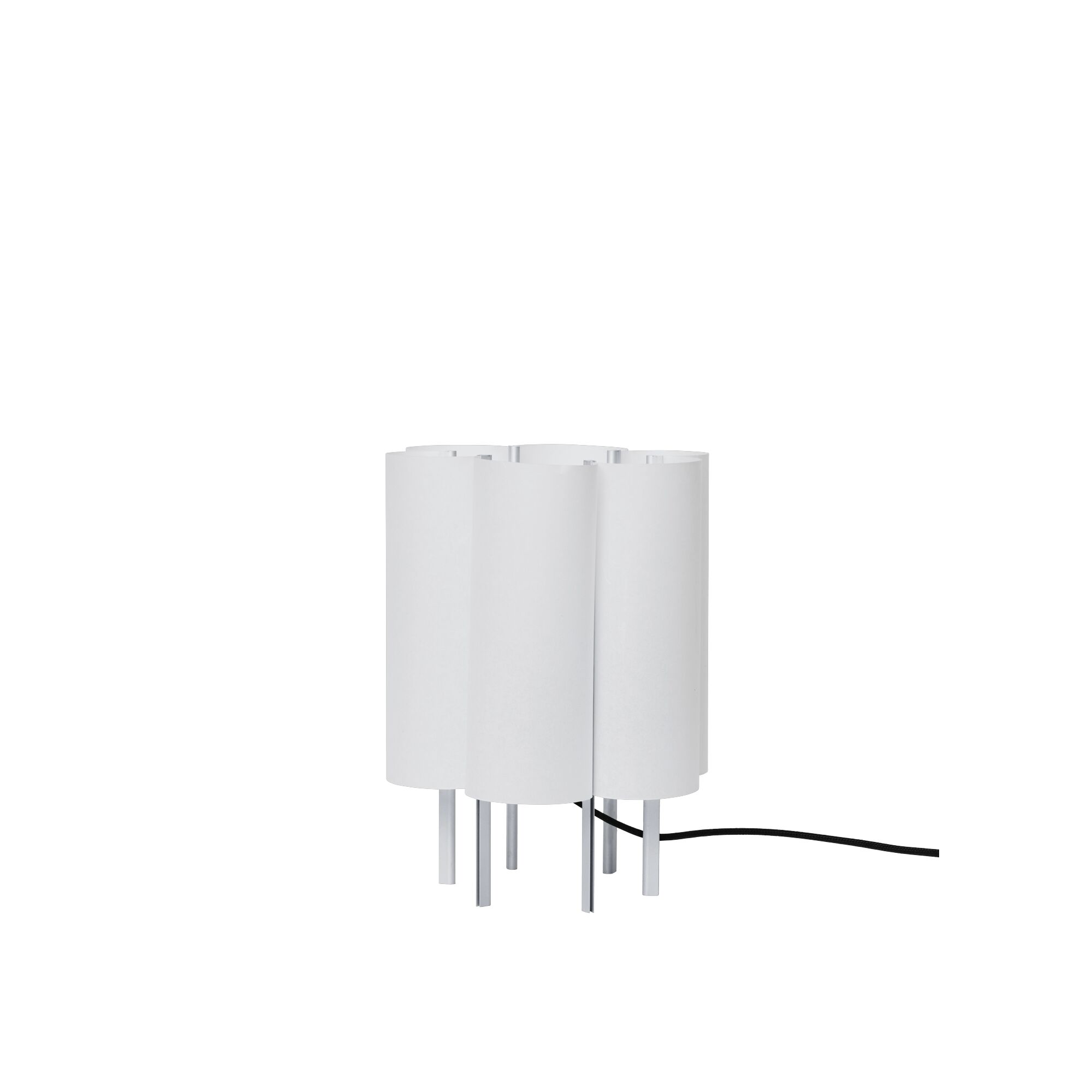 Boe Bordslampa H28 Silver/Naturf&auml;rgad