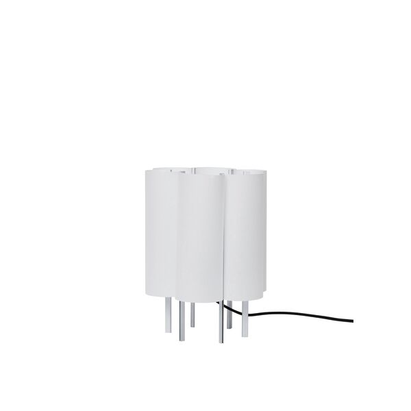 Boe Bordslampa H28 Silver/Naturfärgad