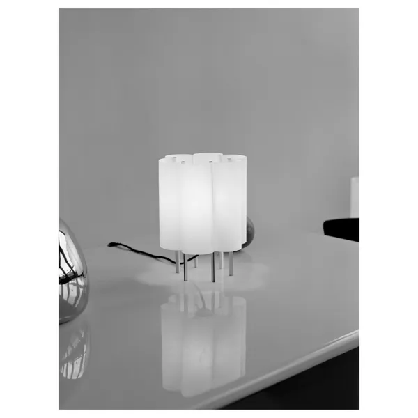 Boe Table Lamp H28 Silver/Natural
