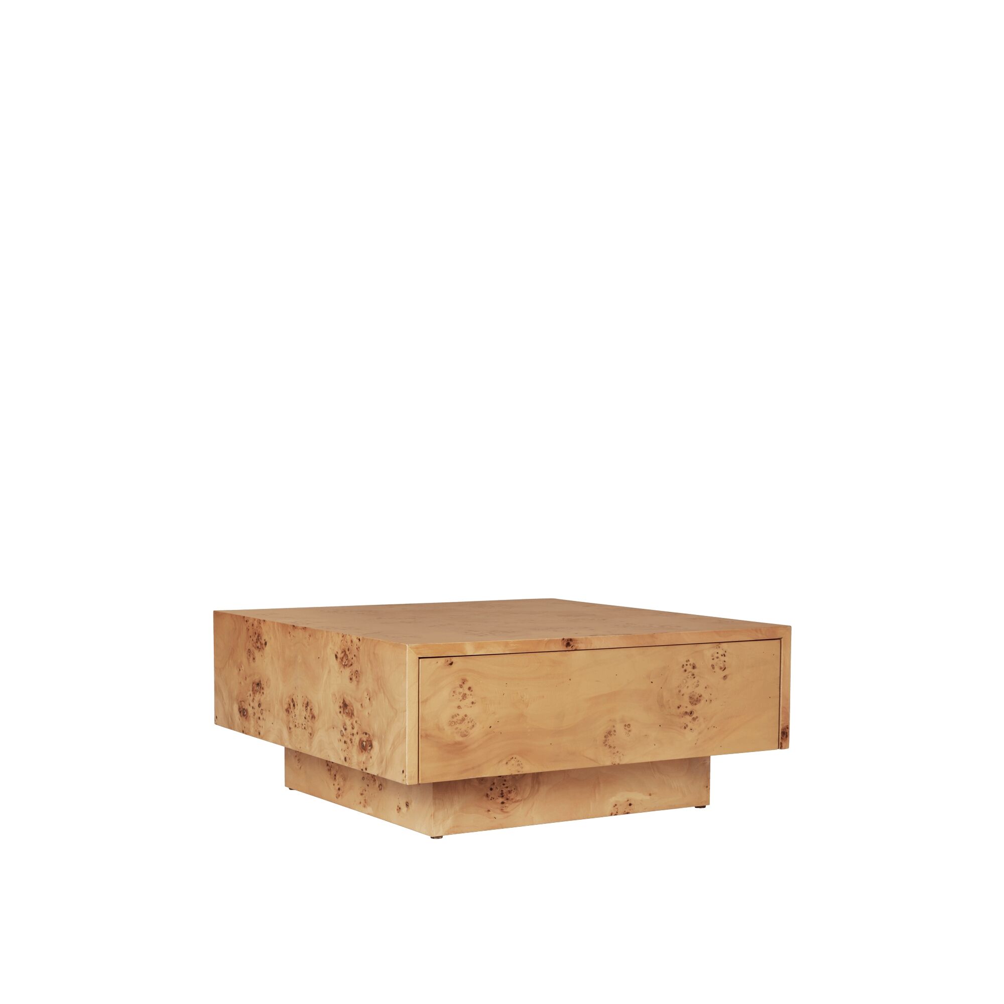Burl Oppbevaringssofabord Naturlig Eik