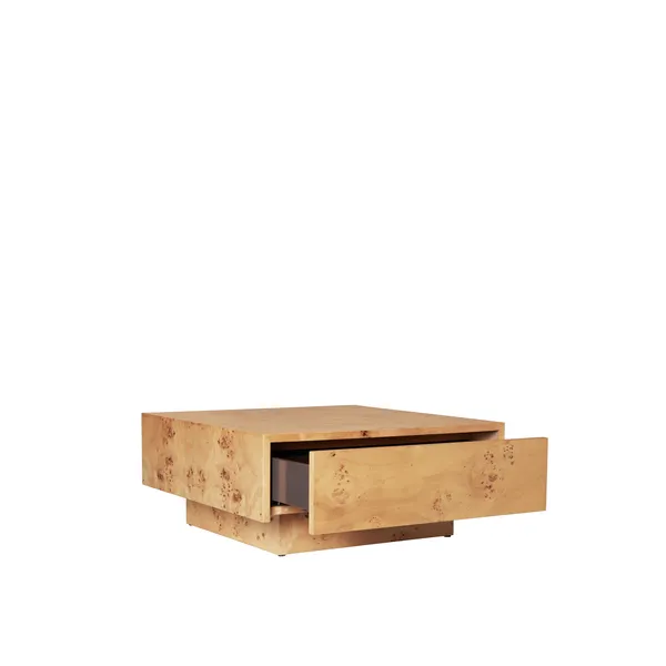 Burl Storage Couchtisch, Natürliche Eiche