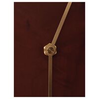 Melt Wall Clock Dark Stained Root Wood