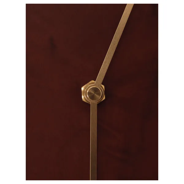 Melt Wall Clock Dark Stained Root Wood