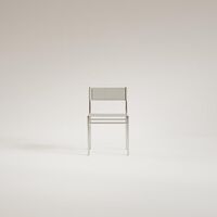 Ferra Matstol Krom/ Sevilla Stengrå