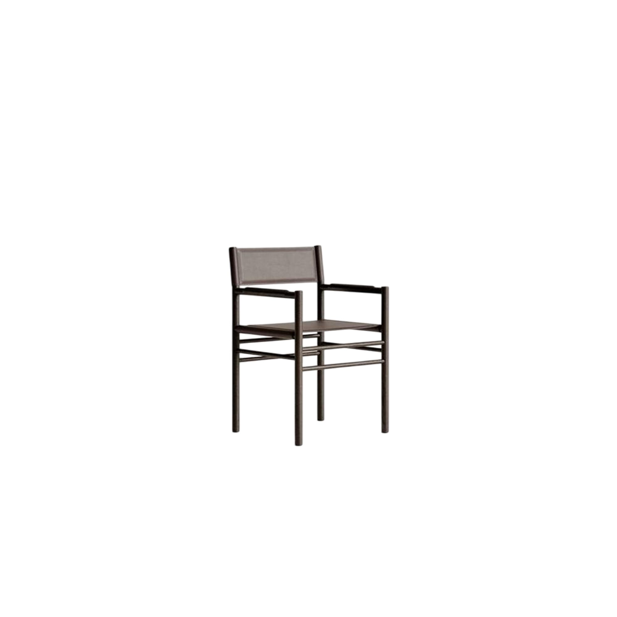 Ferra Spisebordsstol Med Armln Mrkbejdset Eg/Sevilla Kalato Dark Brown