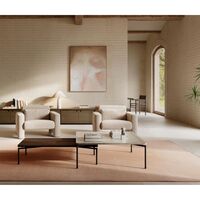 Dapple Coffee Table Square Moleanos Limestone