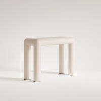 PREMARKIVET Cubio Consoletafel, Halfglanzend Beige