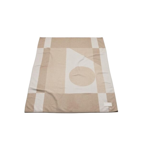 Big Logo Tæppe Pale Beige/Sand Beige