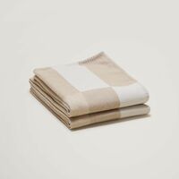 Beige Logo Teppich Beige/ Sand