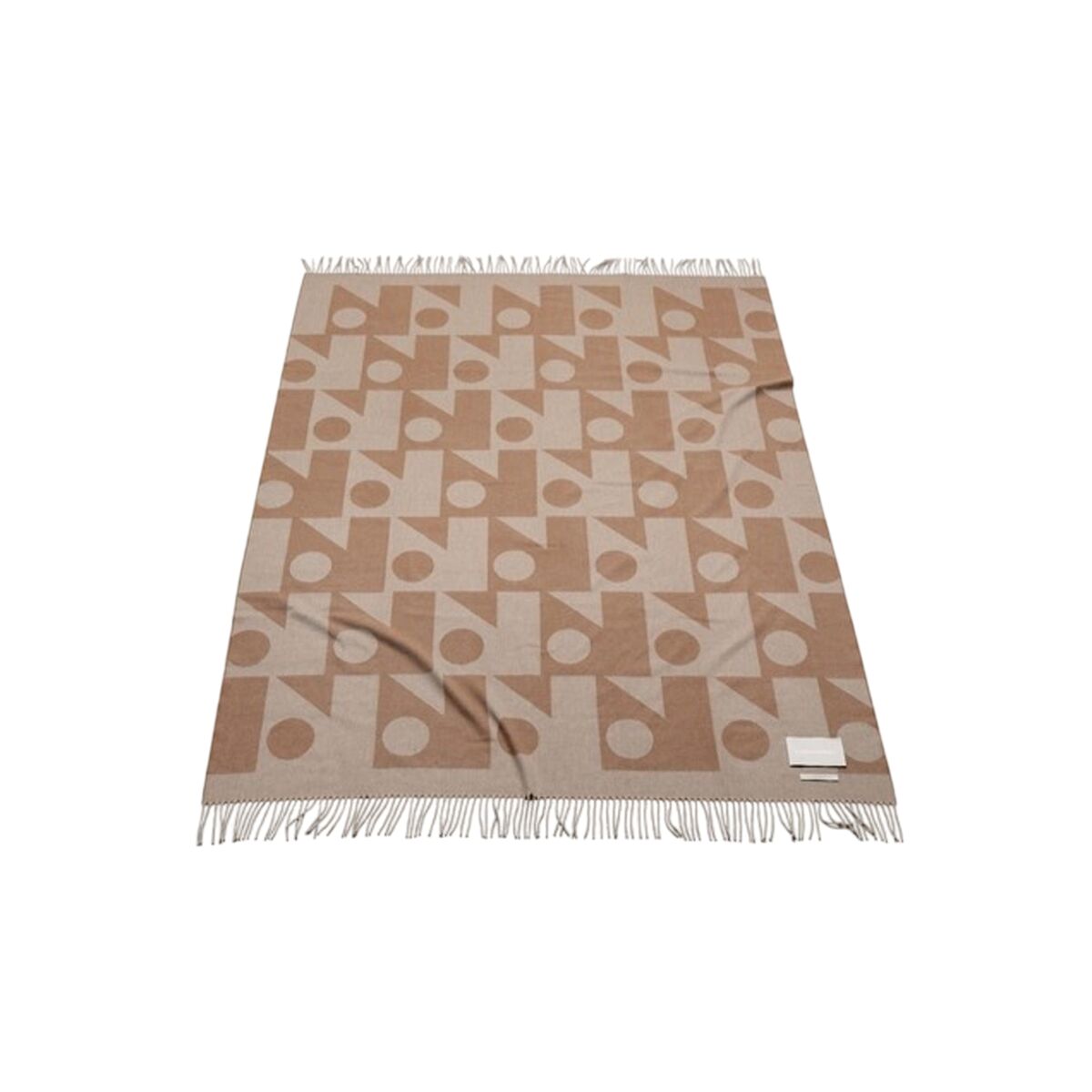 Repeat Logo Rug Light Taupe/Caramel Brown