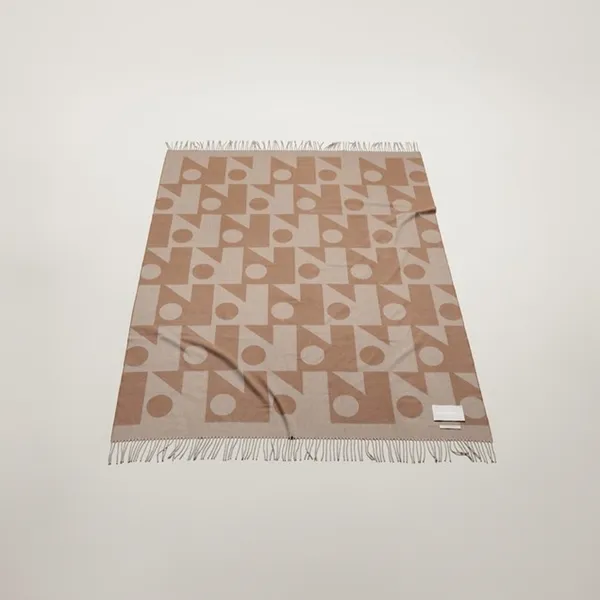 Logo-Teppich, Helltaupe/ Braun