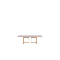 Rectangular Dining Table 160x90 With 2 Extensions Soft Lilac