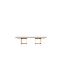 Rectangular Dining Table 220x90 With 2 Extensions Soft Lilac