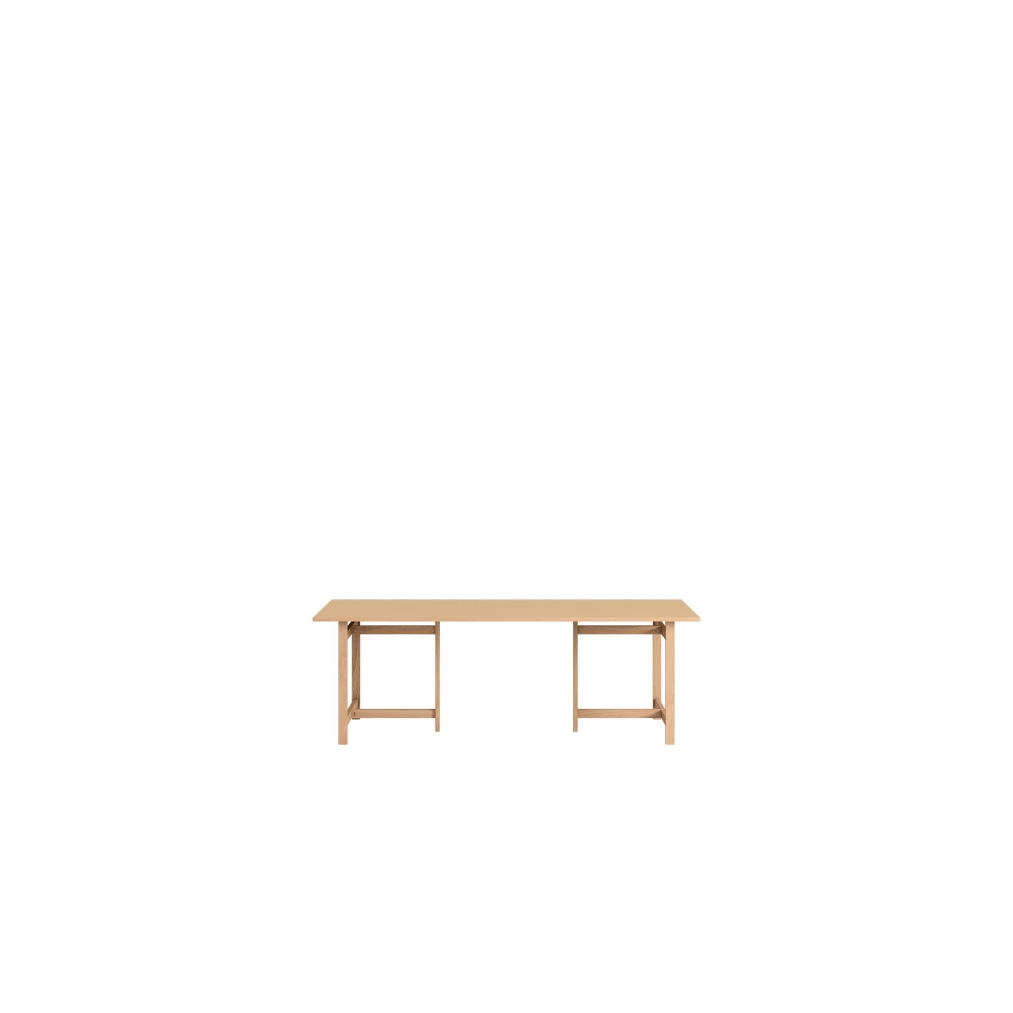 Rectangular Spisebord 220x90 Muted Peach
