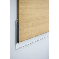 Utfällbart Skrivbord Rökt Ek