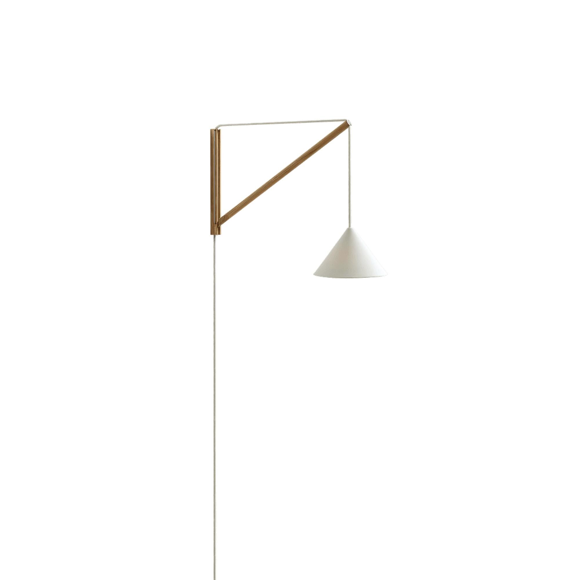 V&auml;gglampa Ek/ Vit