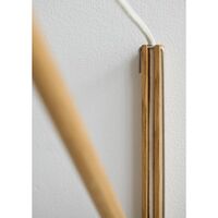 Vegglampe Eik/ Hvit