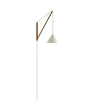 Vegglampe Eik/ Hvit