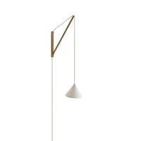 Vegglampe Eik/ Hvit