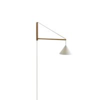 Vegglampe Eik/ Hvit