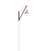 Vegglampe Røkt Eik/ Hvit
