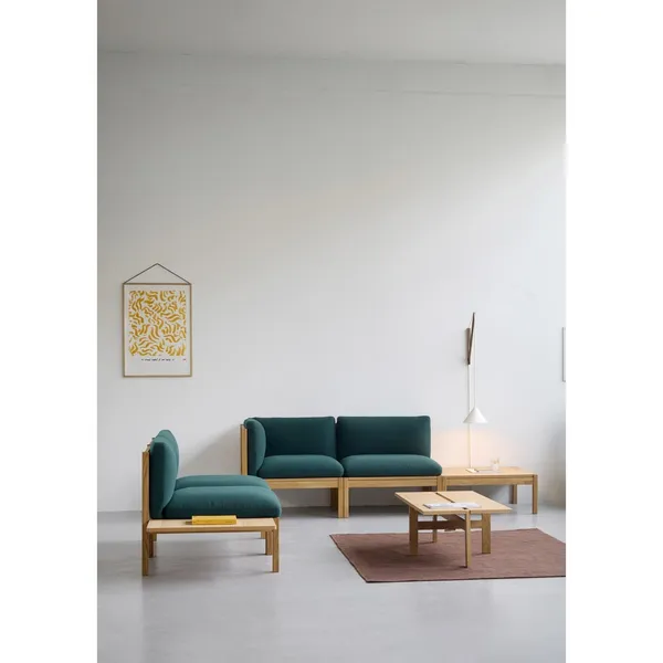 Vegglampe Røkt Eik/ Hvit