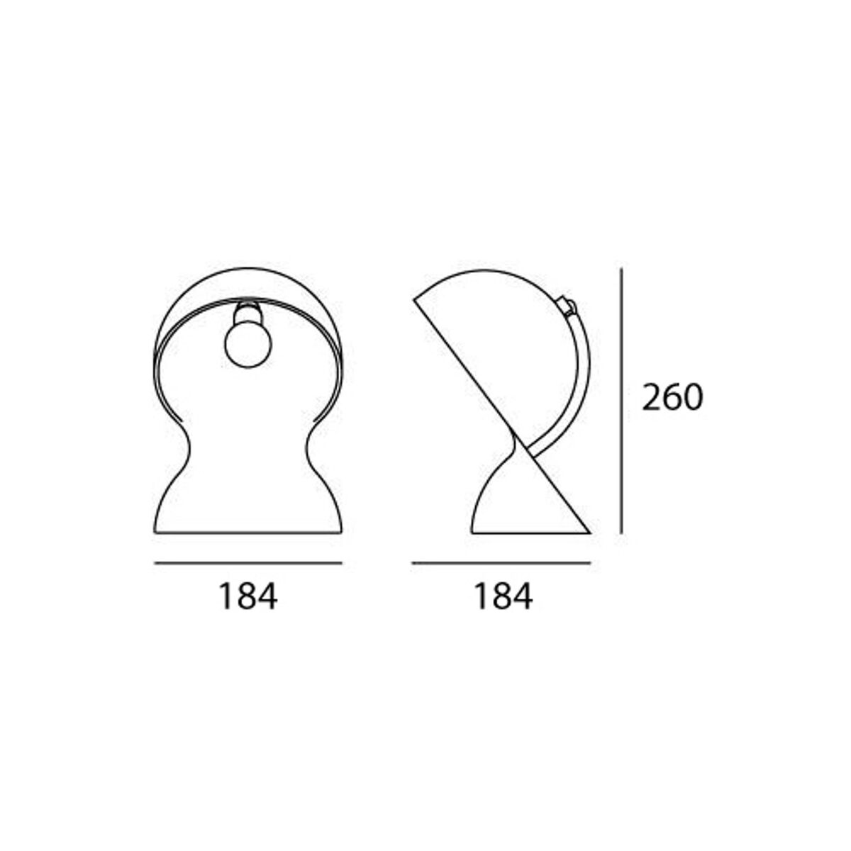 Lampada da Tavolo Dalù Verde