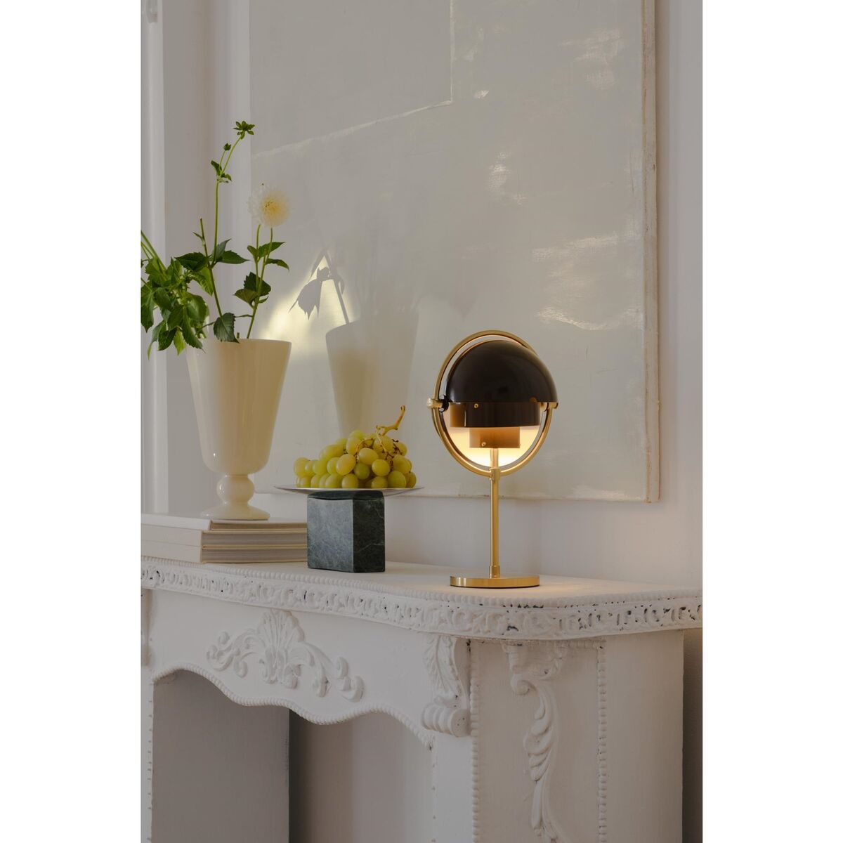 Multi-Lite Limited Edition Tragbare Lampe, Mokkabraun/ Messing