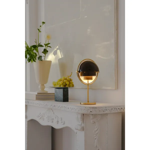 Multi-Lite Limited Edition Transportabel Lampe Mocha Brown/Messing