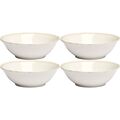 Fleur Bol 15 cm Set de 4 Blanc/Sable