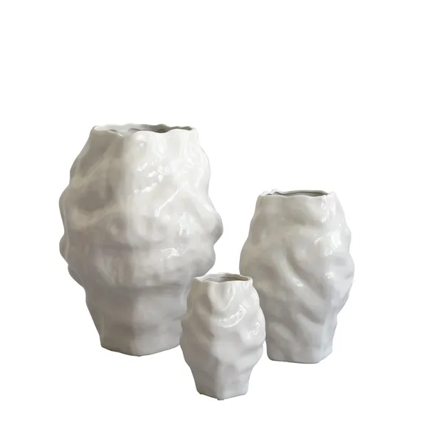 Katachi Vase Medium High Glaze Birch
