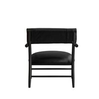 Nama Armchair Aniline Leather/ Black