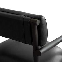 Nama Armchair Aniline Leather/ Black
