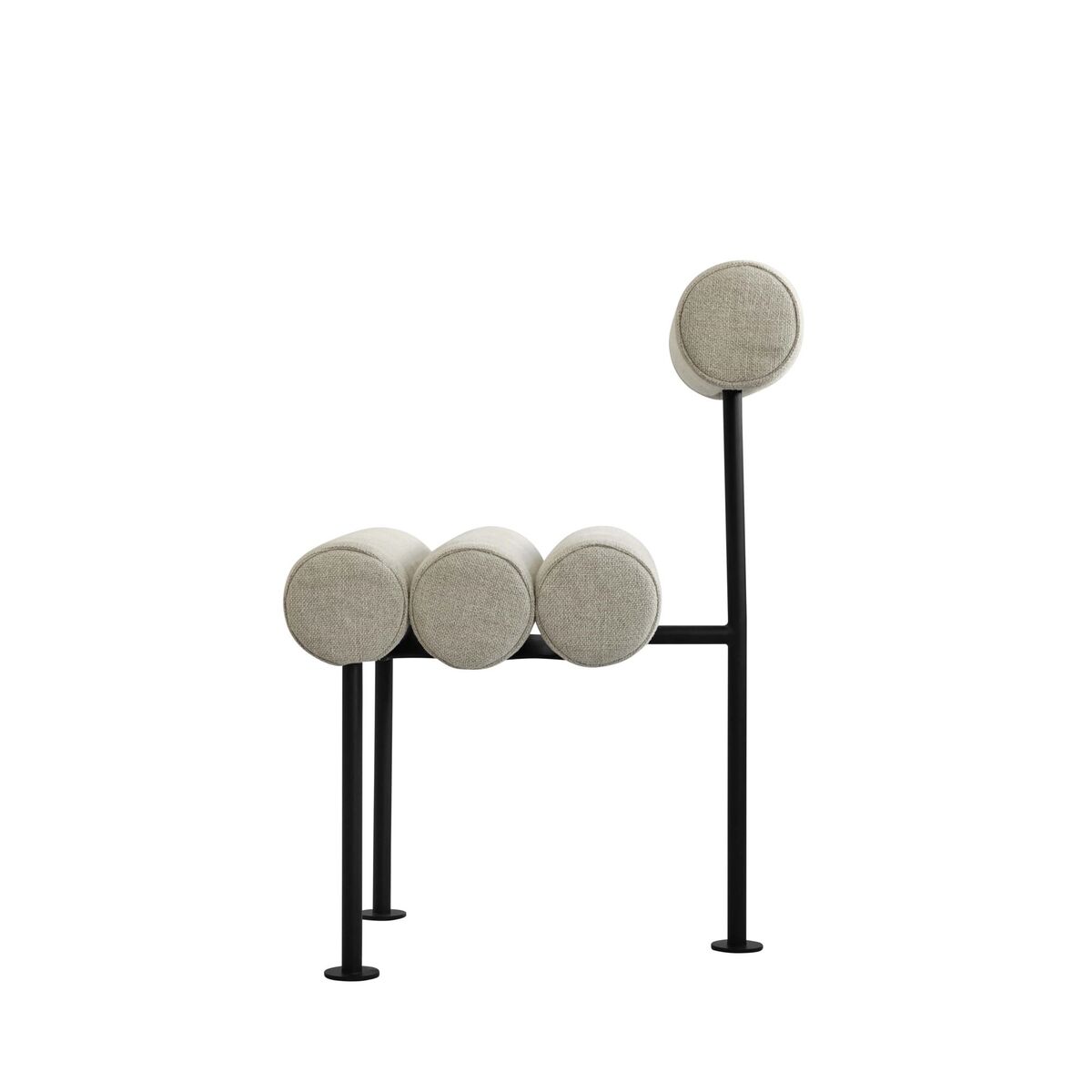 Hiro Dining Chair Black/ Sand