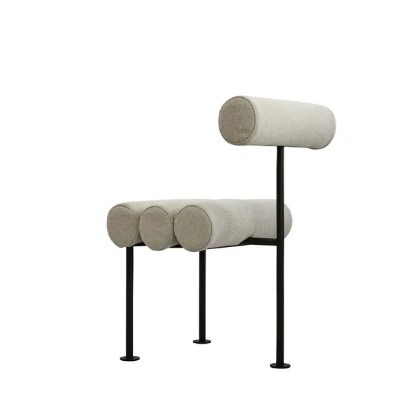 Hiro Dining Chair Black/ Sand