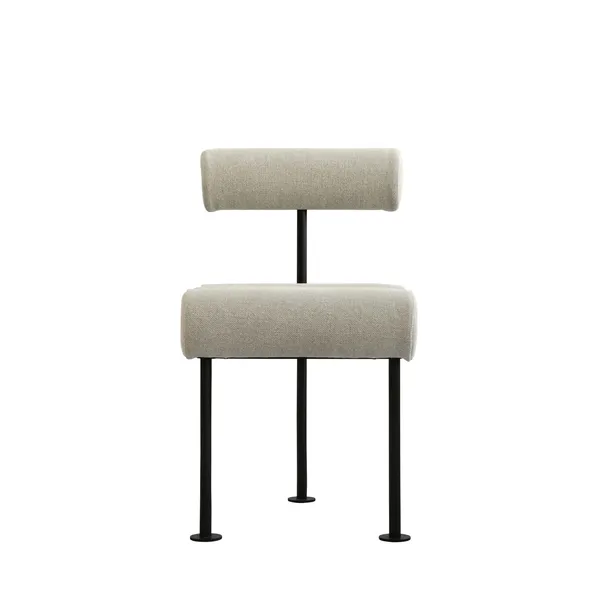 Hiro Dining Chair Black/ Sand