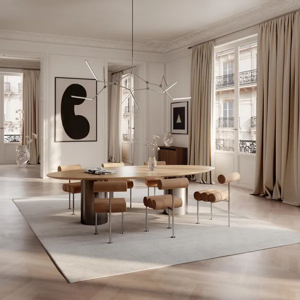 Hiro Dining Chair Nubuck