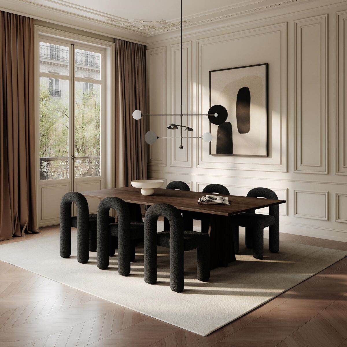 Daiku Dining Chair Deep Taupe