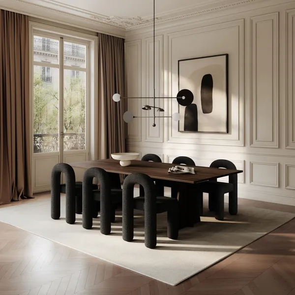 Daiku Dining Chair Deep Taupe