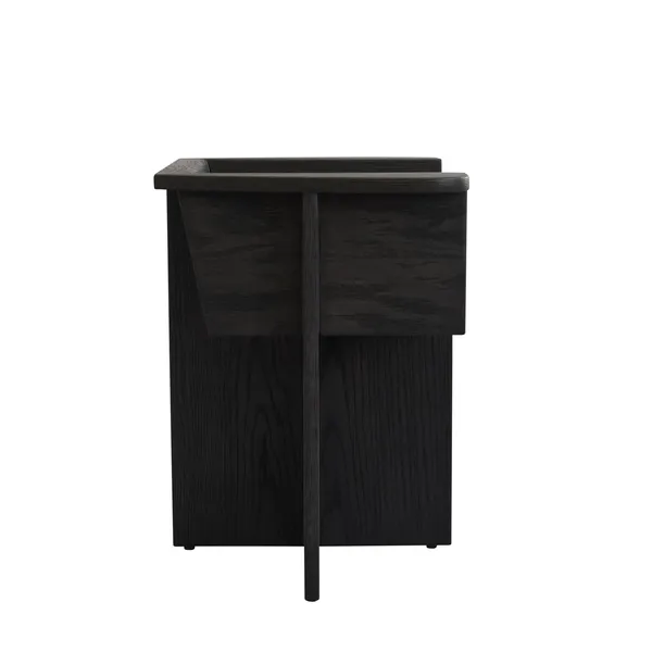 Brutus Dining Chair Coffee Black/Oak