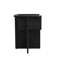 Brutus Dining Chair Coffee Black/Oak