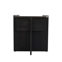 Brutus Dining Chair Coffee Black/Oak