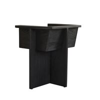 Brutus Dining Chair Coffee Black/Oak
